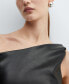 Фото #4 товара Women's Short Leather-Effect Dress