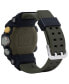 ფოტო #4 პროდუქტის Men's Analog-Digital Connected Mudmaster Green & Black Resin Strap Watch 53.1mm