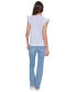 ფოტო #3 პროდუქტის Women's Ruffle-Trim Sleeveless Top