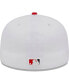 Фото #5 товара Men's White, Red Cincinnati Reds Optic 59FIFTY Fitted Hat