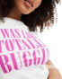 Something New Clueless 'I was like totally buggin' baby t-shirt in white