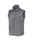 ფოტო #3 პროდუქტის Men's NFL x Darius Rucker Collection by Gray Denver Broncos Polar Fleece Full-Zip Vest