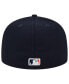 ფოტო #5 პროდუქტის Men's Navy Houston Astros 2017 World Series Team Color 59FIFTY Fitted Hat