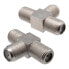 EUROCONNEX Triple Female F Connector