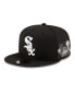 Фото #3 товара x MLB Men's Black Chicago White Sox 9FIFTY Snapback Hat