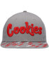 ფოტო #3 პროდუქტის Men's Gray Triple Beam Snapback Hat