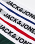 Фото #10 товара Jack & Jones 3 pack trunks with white logo waistband in multi