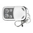 Universal duplicate remote control AG197G - 4-channel - fixed code 433.92MHz - silver-white