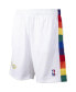 Men's White Denver Nuggets Hardwood Classics Primary Logo Swingman Shorts