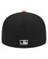 ფოტო #3 პროდუქტის Men's Black Detroit Tigers Metallic Camo 59FIFTY Fitted Hat