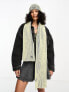 Basic Pleasure Mode sherbert stripe oversized scarf in yellow