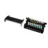 Фото #5 товара LogiLink NP0017B - RJ-45 - Cat6e - Black - Metal - Wall or under-table - ISO/IEC 11801 - TIA/EIA 568B.2-1