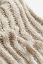 Фото #6 товара Ladder-stitch-look Knit Dress