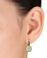 ფოტო #2 პროდუქტის Green Quartz (11-5/8 ct. t.w.) & Peridot (3/4 ct. t.w.) Leverback Drop Earrings in 18k Gold-Plated Sterling Silver