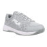 Фото #2 товара Fila Double Bounce 3 Pickleball Womens Grey Sneakers Athletic Shoes 5PM01803-07