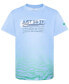 ფოტო #1 პროდუქტის Little Boys Just Do It Text Waves Short Sleeves T-shirt