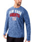 Фото #2 товара Men's Royal New York Giants Camo Performance Long Sleeve T-shirt