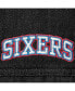Толстовка The Wild Collective Black 76ers Patch Denim	ButtonUp