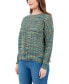 Studio Women's Patchwork Spacedye Long Sleeve Sweater