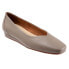 Softwalk Vellore S2162-110 Womens Brown Leather Slip On Loafer Flats Shoes