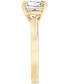 ფოტო #3 პროდუქტის Certified Lab Grown Diamond Princess-Cut Solitaire Engagement Ring (5 ct. t.w.) in 14k Gold