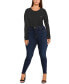 Фото #8 товара Women's 720 High-Rise Super-Skinny Jeans in Long Length