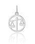 Фото #1 товара Silver pendant sign Libra SVLP1080X6100VA