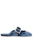 ფოტო #2 პროდუქტის Women's Hope Square Toe Buckle Slide Flat Mules