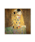 Фото #1 товара Gustav Klimt 'The Kiss 1907-8' Canvas Art - 24" x 24"