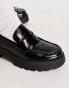 Фото #8 товара schuh Levi chunky loafer in black