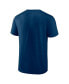 Фото #2 товара Men's Deep Sea Blue Seattle Kraken Authentic Pro Core Collection Secondary T-shirt