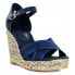 Фото #2 товара Сандалии женские Tommy Hilfiger Tommy Metallic High Wedge Navy FW0FW04753