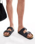 Фото #3 товара Birkenstock Arizona sandals in black Oiled Leather