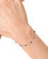 ფოტო #3 პროდუქტის EFFY® Multi-Gemstone Link Bracelet (2-1/2 ct. t.w.) in 14k Gold. (Also available in 14k Rose Gold)