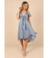 ფოტო #1 პროდუქტის Women's Amanda High Low Tie Front Dress