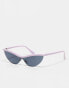 Фото #1 товара Jeepers Peepers x ASOS exclusive festival sunglasses with contrast top in lilac