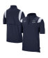 ფოტო #2 პროდუქტის Men's Navy Penn State Nittany Lions Coach Short Sleeve Quarter-Zip Jacket