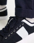 Fred Perry underspin twill tipped trainers in navy