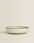 Фото #2 товара Porcelain soup plate with antique finish rim