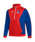 Фото #3 товара Men's Red New York Rangers Team Classics Half-Zip Jacket