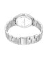 Women's Quartz Silver-Tone Stainless Steel Watch 36mm