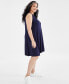 Фото #3 товара Plus Size Sleeveless Knit Flip Flop Dress, Created for Macy's