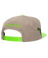 ფოტო #3 პროდუქტის Men's Gray/Neon Green Chicago Bulls Core V Snapback Hat