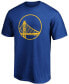 Фото #2 товара Men's Royal Golden State Warriors Primary Team Logo T-shirt