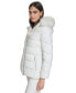 Women's Stretch Faux-Fur-Trim Hooded Puffer Coat