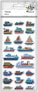 Фото #1 товара Детский набор наклеек Titanum мягкие выпуклые корабли mix 24 шт.