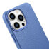 Фото #10 товара Skórzane etui iPhone 14 Pro Max magnetyczne z MagSafe Litchi Premium Leather Case niebieski