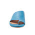 Softwalk Corsica S2002-462 Womens Blue Leather Slip On Slides Sandals Shoes