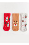 Фото #1 товара Yılbaşı Temalı Erkek Bebek Soket Çorap 3'lü Noel Yılbaşı Çorapları