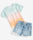 ფოტო #8 პროდუქტის Big Girls Mini Mom High Rise Denim Shorts